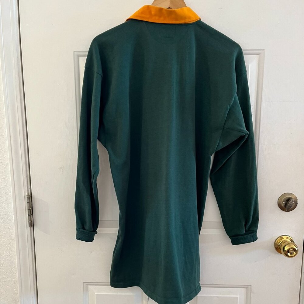 Barbarian Vintage Canada South African Green Rugby Shirt Sz 42 - Picture 2 of 6